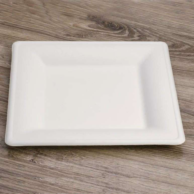 Piatto quadrato polpa Elegance 26x26cm