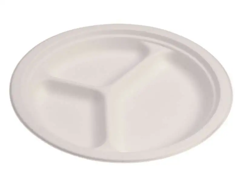 Piatto 3 scomparti polpa 26cm