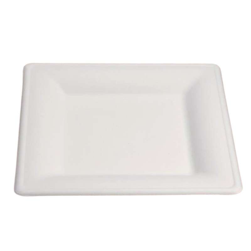 Piatto quadrato polpa Elegance 26x26cm