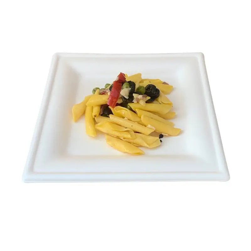 Piatto quadrato polpa Elegance 20x20cm