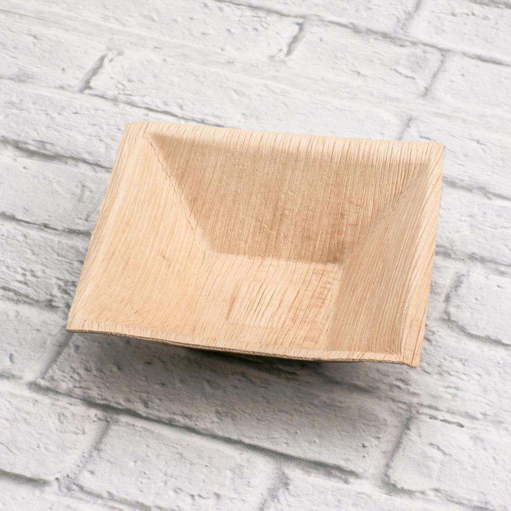 Piatto quadrato fondo palma 16x16 cm