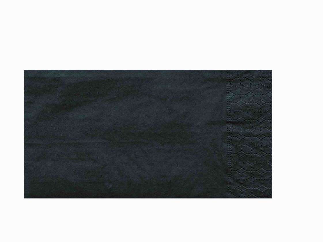 Tovagliolo Nero 4 veli 48x48 cm