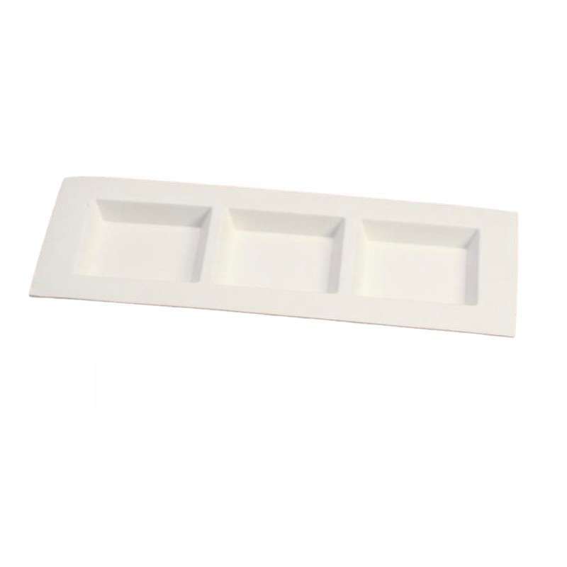 Piatto Dedra3 3 scomparti 26x11 cm