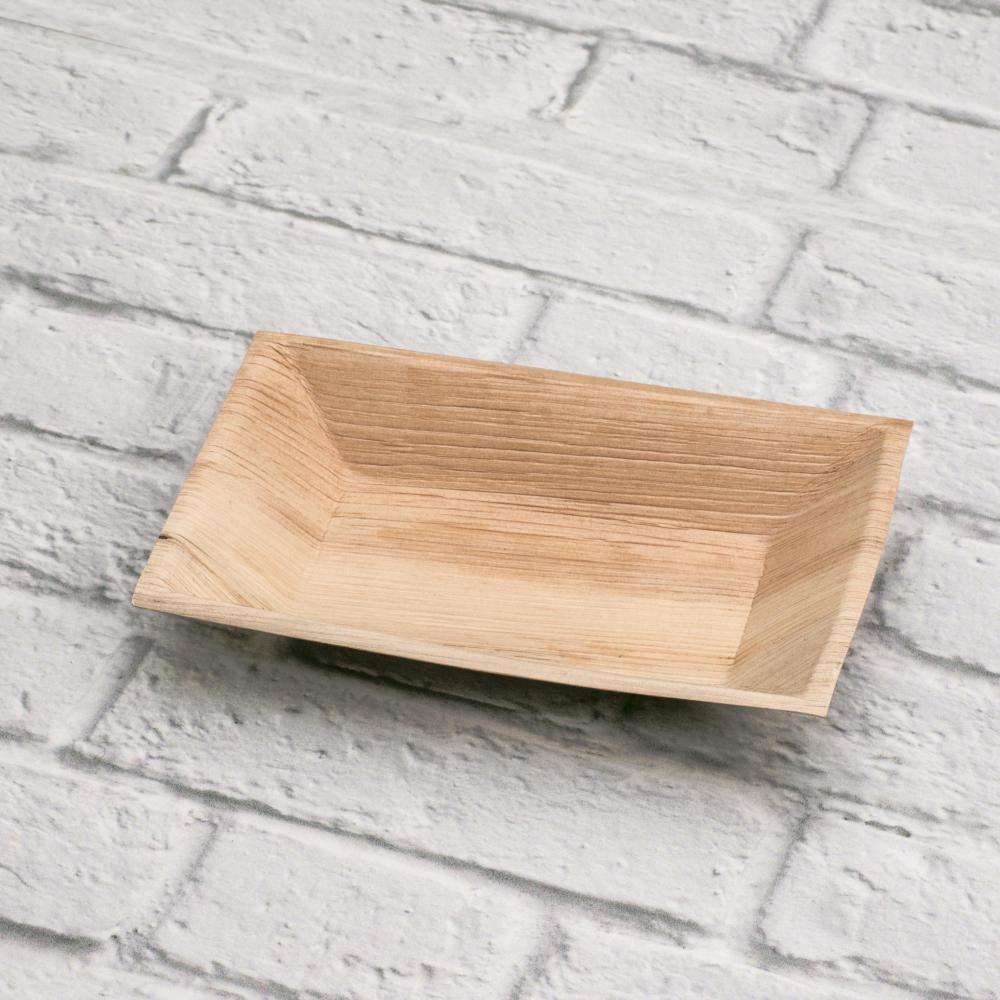 Piatto 17x12 cm in Foglia di Palma