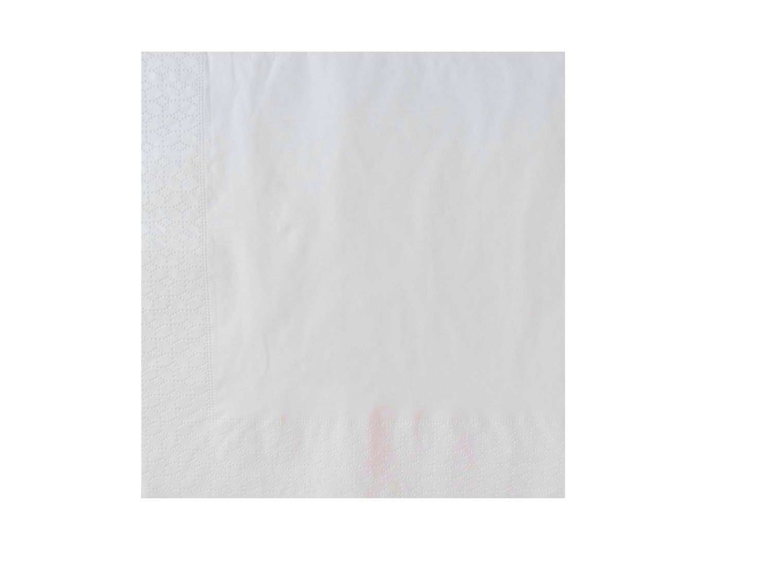 Tovagliolo Bianco 2 veli 38x38 cm