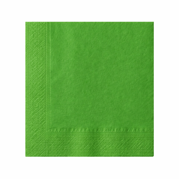 Tovagliolo Verde kiwi 2 veli 40x40 cm