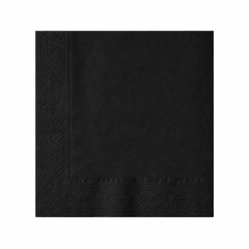 Tovagliolo Nero 2 veli 40x40 cm