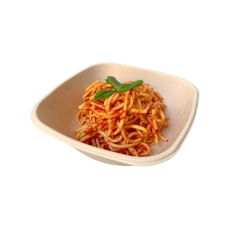 Piatto quadrato Nature 500 ml in cellulosa