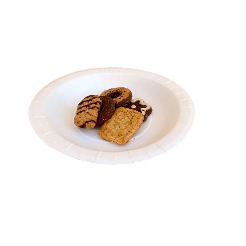 Piatto piano in cartoncino 18 cm