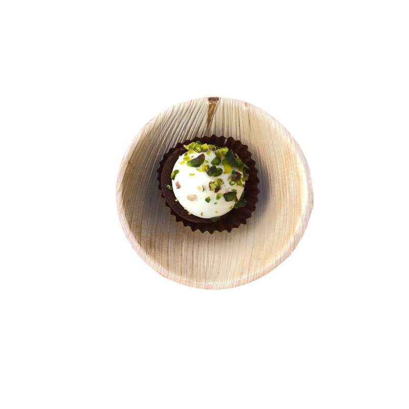 Fondina Finger Food 9,5 cm in Foglia di Palma