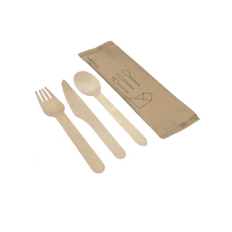 Set 20 Forchette In Legno Di Betulla - 16 Cm - Biodegradabili E Ecologiche