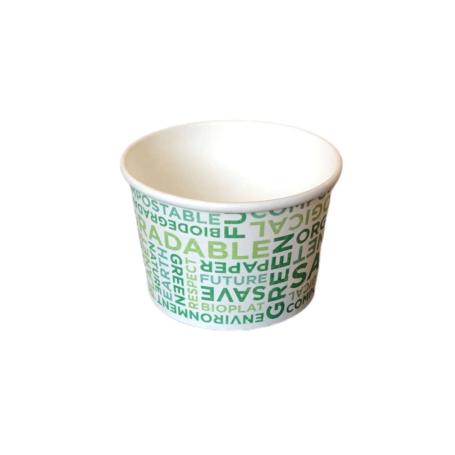 Coppetta Gelato Biodegradabile Text Bio 200 ml