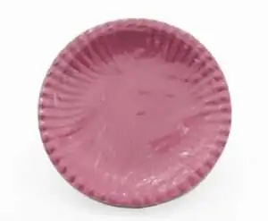 Piatto piano color fucsia in cartoncino 18 cm