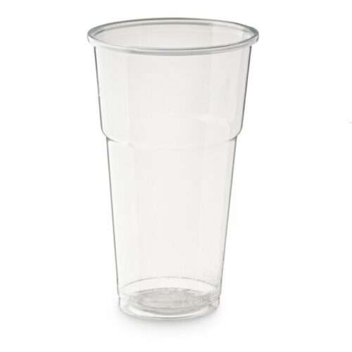 Bicchiere trasparente in PET da 575 ml