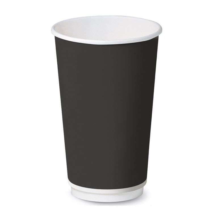 Bicchiere Black Double Wall 16oz