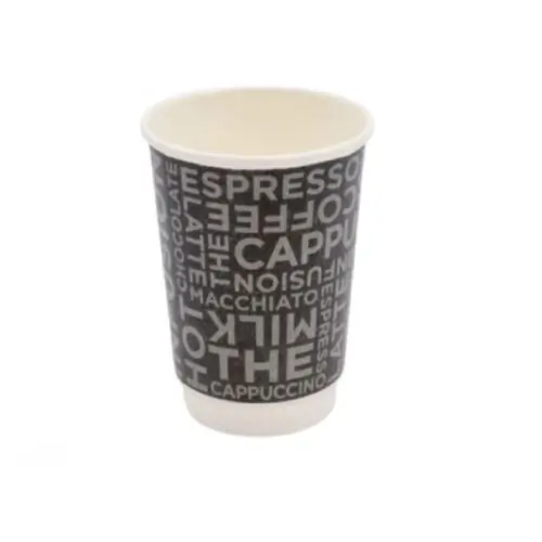 Bicchiere Coffee Black Double Wall 9oz