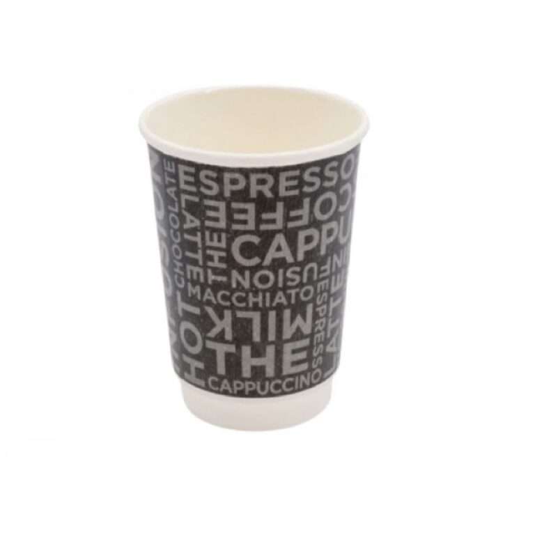 Bicchiere Coffee Black Double Wall 9oz
