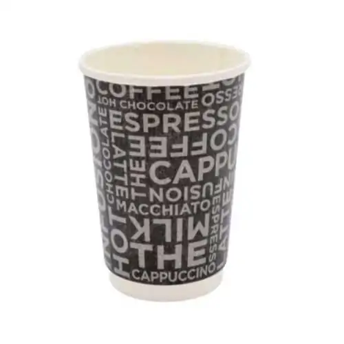Bicchiere Coffee Black Double Wall 12oz