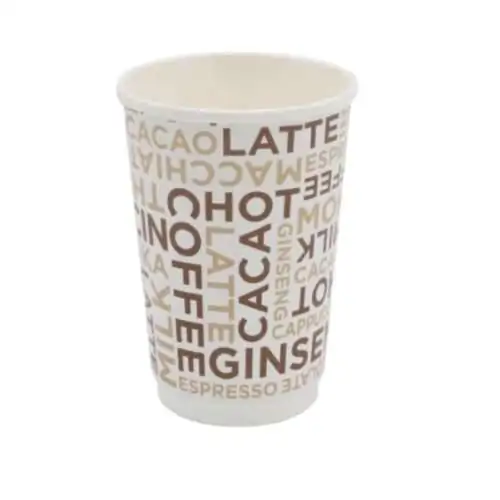 Bicchiere Coffee White Double Wall 12oz