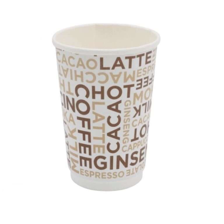 Bicchiere Coffee White Double Wall 12oz