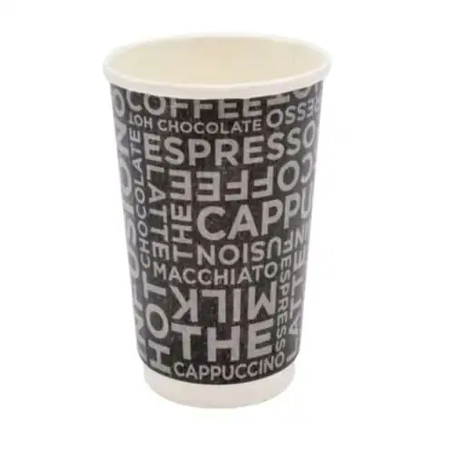 Bicchiere Coffee Black Double Wall 16oz