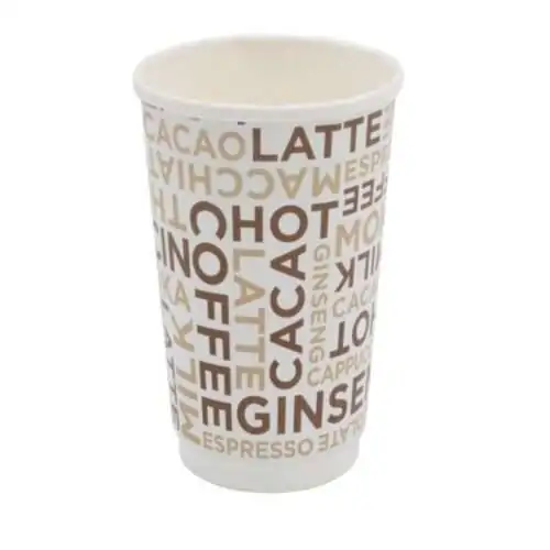 Bicchiere Coffee White Double Wall 16oz
