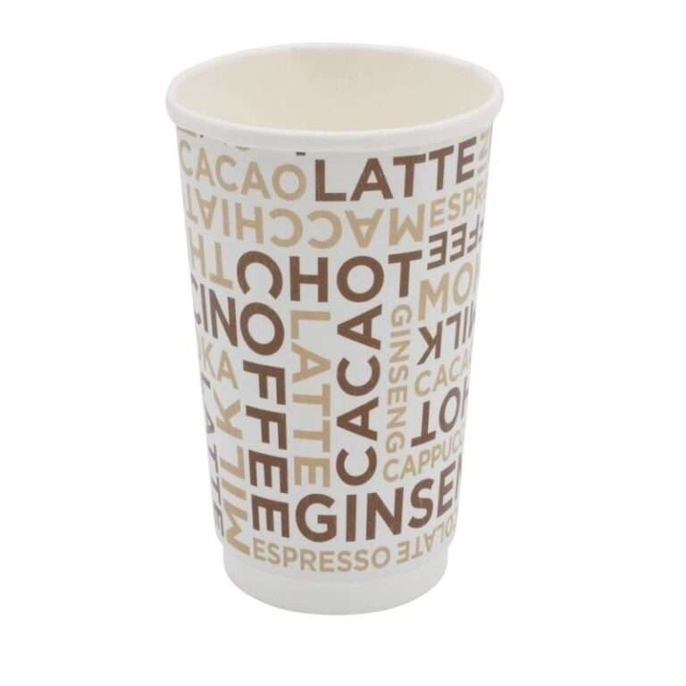 Bicchiere Coffee White Double Wall 16oz