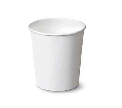 White ice cream basket 525 ml