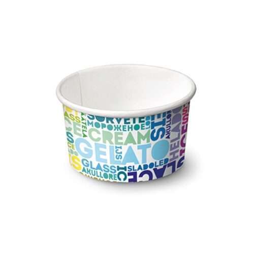 Text Ice Cream Cup 200 ml