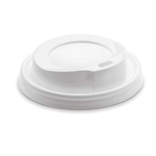 Coperchio bianco con beccuccio per bicchiere 300 ml