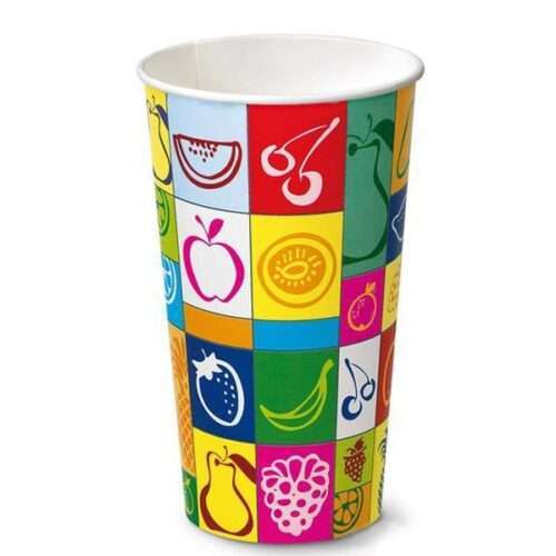 Bicchiere 550 ml grafica Tutti Frutti