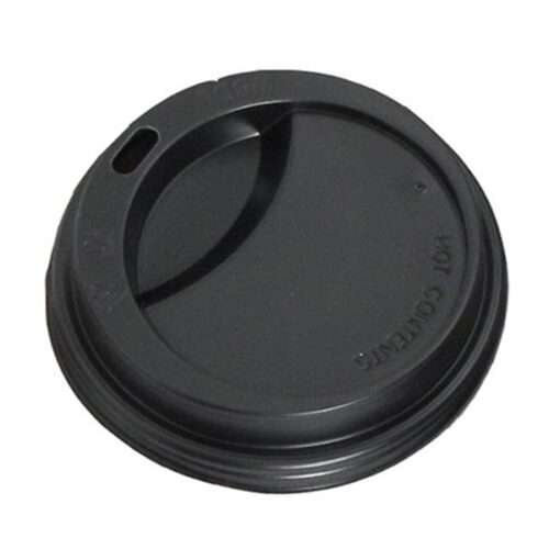 Coperchio nero con beccuccio per bicchiere 450 e 550 ml