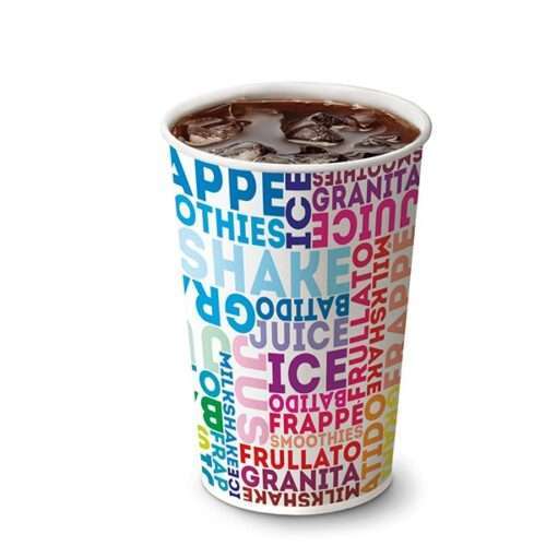 Bicchiere 450 ml grafica Text