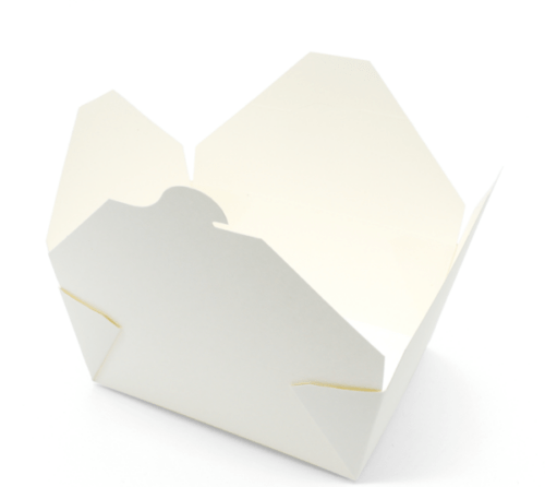 White Food Box15x12x6.5h cm