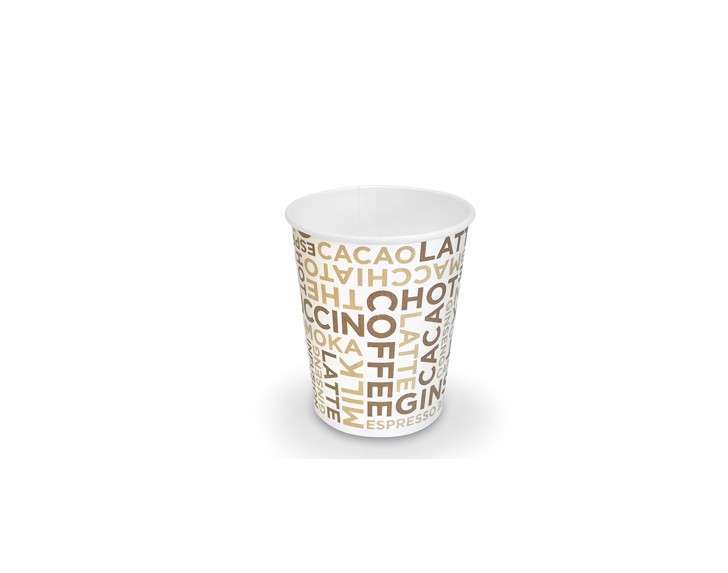 Bicchiere caffè 3oz stampa Coffee White