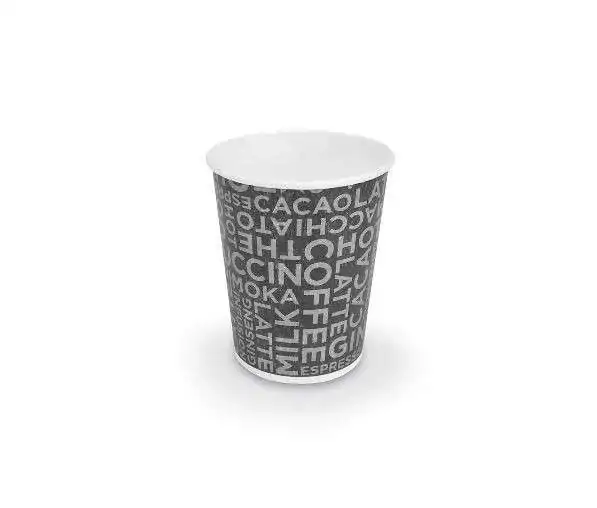 Bicchiere caffè 4oz stampa Coffee Black