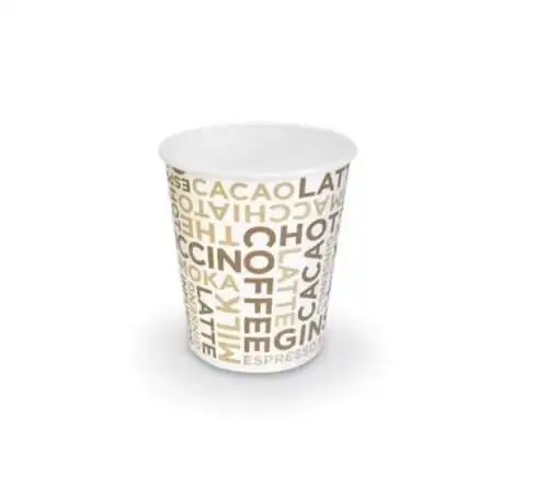 Bicchiere 6oz stampa White Coffee