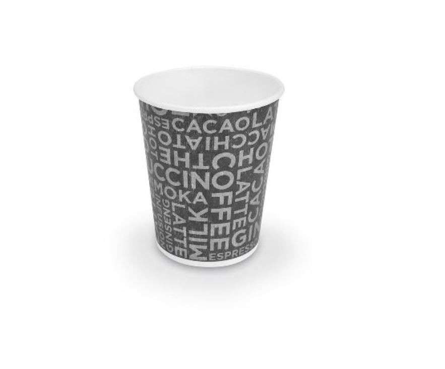 Bicchiere 6oz stampa Black Coffee