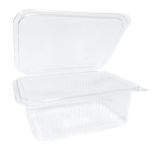 Transparent PLA food container 1000 ml