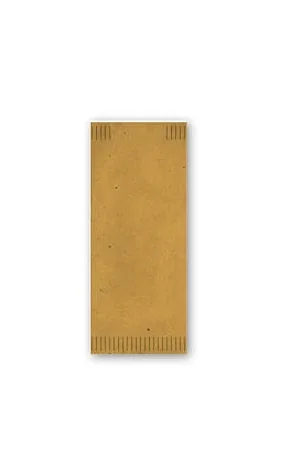 Porta Posate in carta avana con tovagliolo