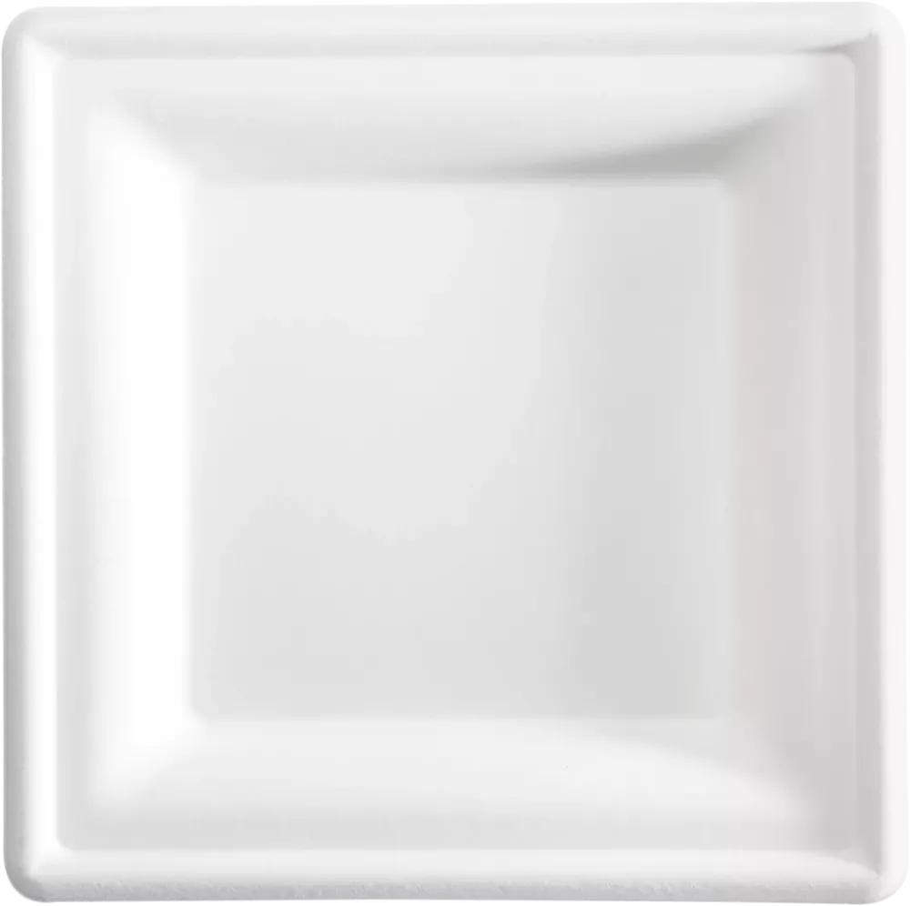 Piatto Elegance ECO-LINE 26x26 cm in cellulosa PFAS FREE