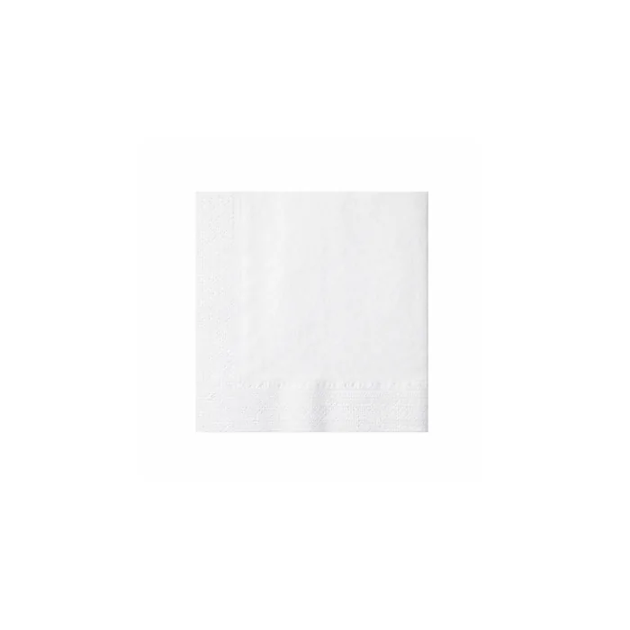 Tovagliolo bianco di carta 2 veli 24x24 cm