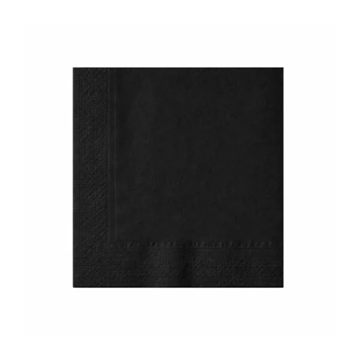 Tovagliolo nero di carta 2 veli 33x33 cm