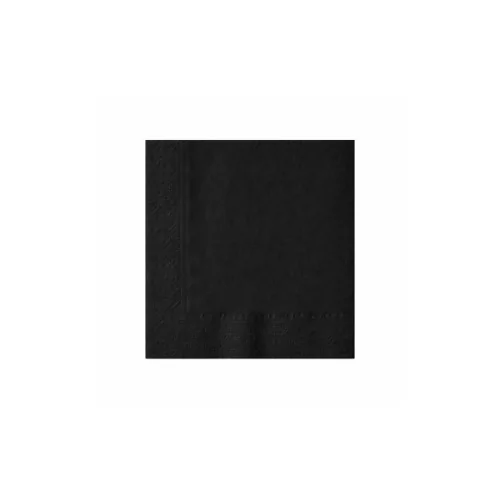 Tovagliolo nero di carta 2 veli 24x24 cm