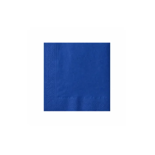 Tovagliolo blu di carta 2 veli 24x24 cm