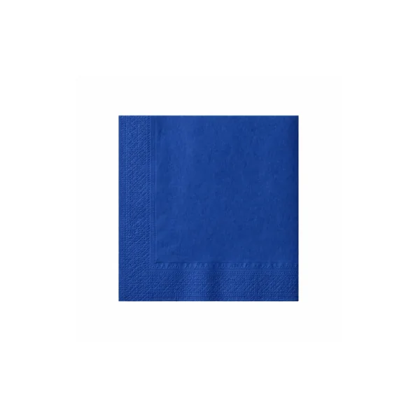 Tovagliolo blu di carta 2 veli 24x24 cm