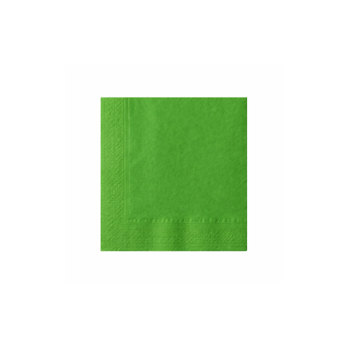 Tovagliolo verde di carta 2 veli 24x24 cm