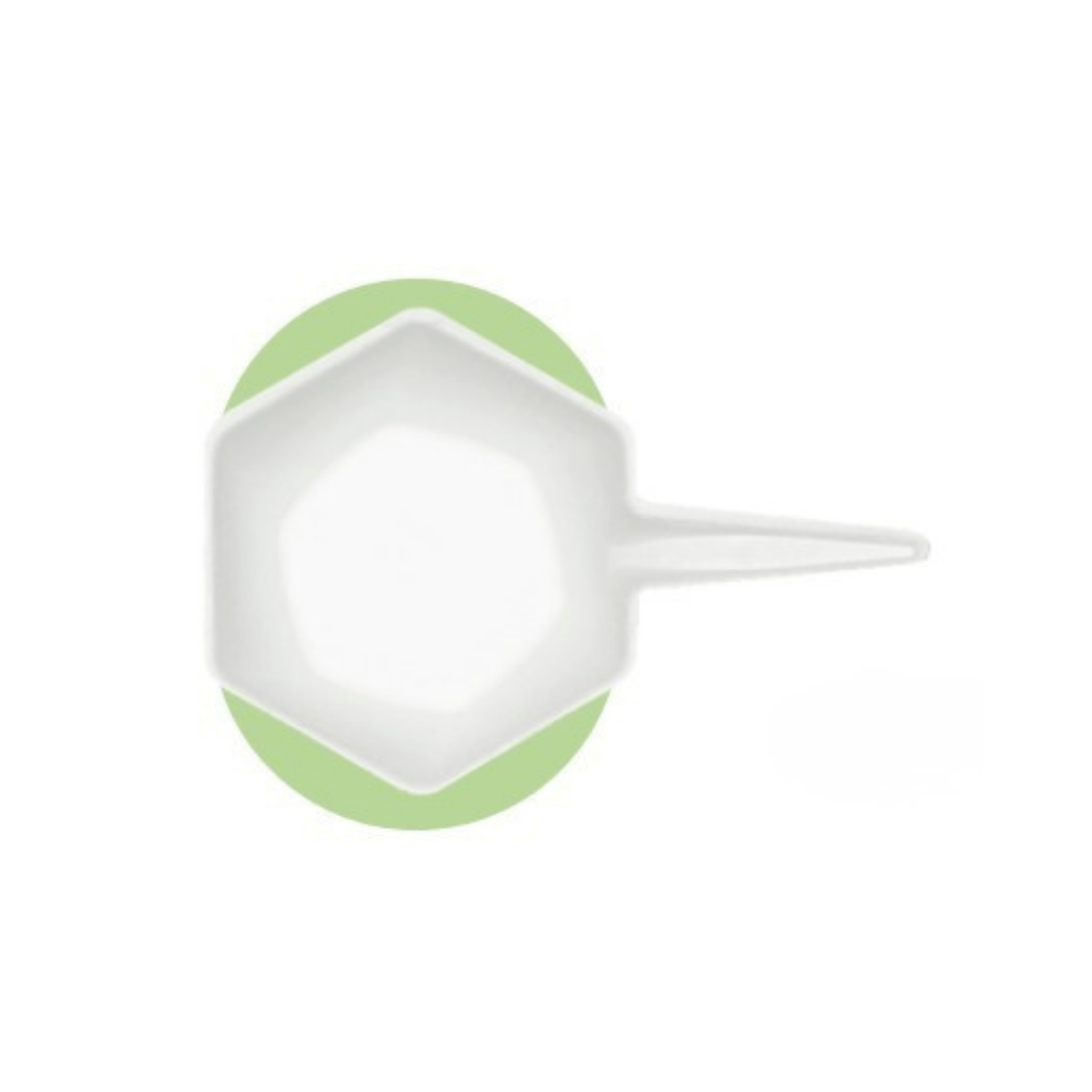 Coppetta Finger Esagonale 5,5x5,5 cm PFAS FREE - immagine 2
