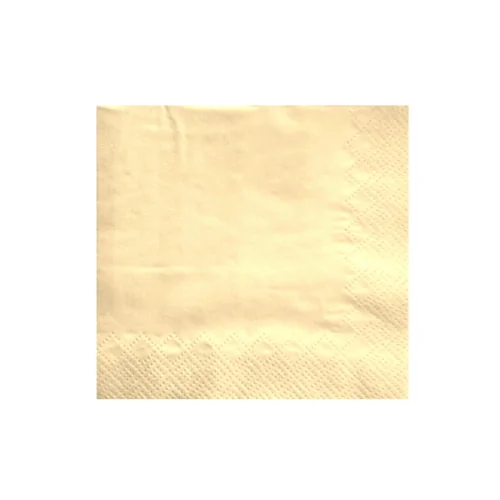 Tovagliolo crema di carta 2 veli 33x33 cm