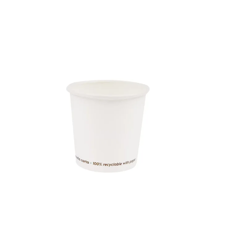 Bicchiere caffè 3oz/90ml Bianco ECO-LINE